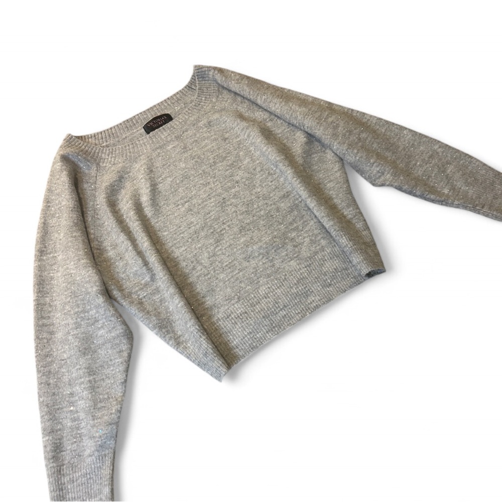 Victoria’s Secret Gray Rhinestone Sweater